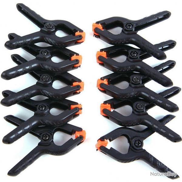 Lot de 10 mini pinces porte cible - LIVRAISON GRATUITE