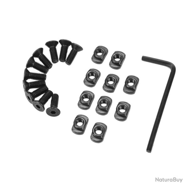 Lot de 10 vis m-lok avec écrous - LIVRAISON GRATUITE