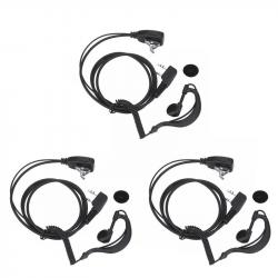 3 oreillettes pour Baofeng UV-5r - LIVRAISON GRATUITE