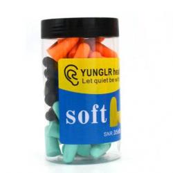 Lot de 60 bouchons d'oreilles en mousse - LIVRAISON GRATUITE