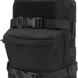 Sac tactique 8l - système M.O.L.L.E - noir - LIVRAISON GRATUITE