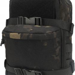 Sac tactique 8l - système M.O.L.L.E - CP noir - LIVRAISON GRATUITE