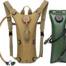 Sac d'hydratation 3 litres - kaki - LIVRAISON GRATUITE
