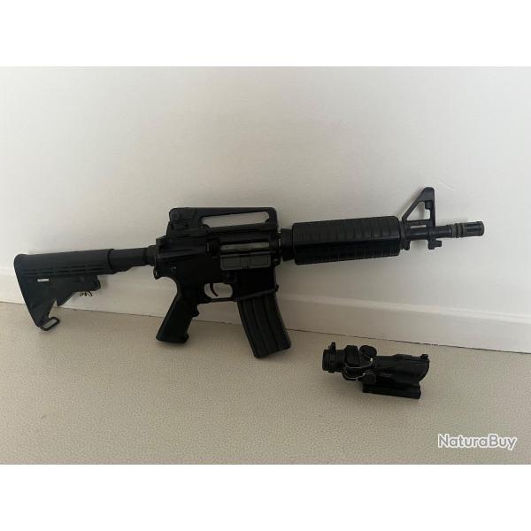 Rplique airsoft type KM4-CQB  rparer + ACOG  - 100