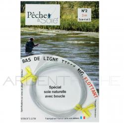 Bas de ligne tissé NG à boucle Peche à Soie (3 m) N°2