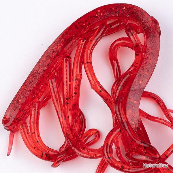 Mini Squiggle Worms Rouge