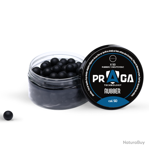 PRAGA BILLES EN CAOUTCHOUC CAL.50 X50