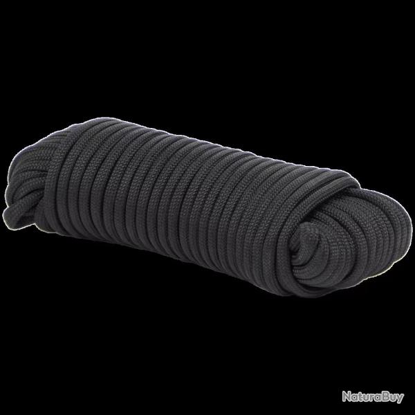 PARACORDE 15m/3mm 125KG Noir