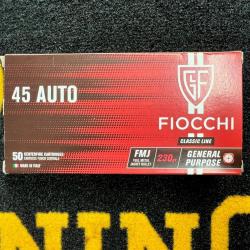 Fiocchi FMJ 45 auto 230 grs (x50)