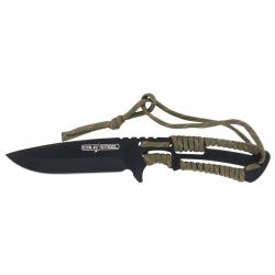Cold Steel Lot de 3 couteaux de lancer - Lame 112mm - Manche Paracorde - Etui nylon