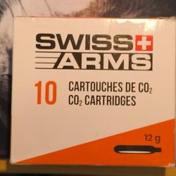 cartouche CO2 12G sxiss arms boite de 10