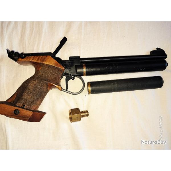 Pistolet comptition Walther CP2 au CO2 & sparklet 12g cal 4.5mm diabolo droitier