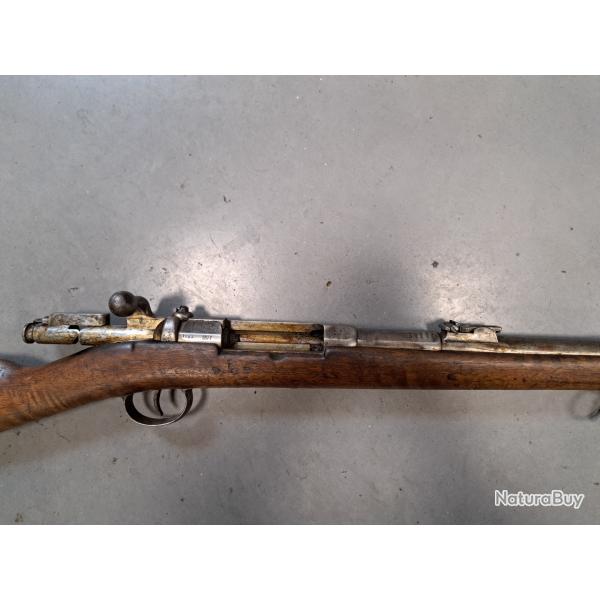Fusil mousqueton Mauser model 71 calibre 11mm