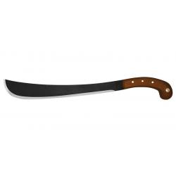 Condor Machette Golok Machete - Lame 368mm - Manche Noyer - Etui Cuir
