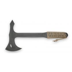 Condor Hachette Throwing Axe - Lame 176x89mm - Manche Acier/Paracorde - Etui Canvas/Cuir