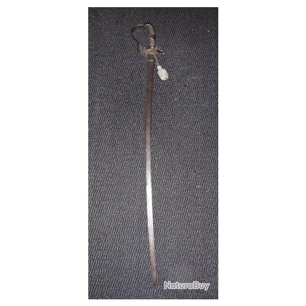 sabre et dragonne officier artilleur allemand Ewald cleef solingen