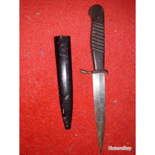 poignard vengeur de tranche couteau de botte allemand WW 1 WW 2