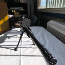 CARABINE CZ 455 MILITARY 22 LR +LUNETTE IOR 9-36X56 +CROSSE SDS + FREIN DE BOUCHE +BI-PIED