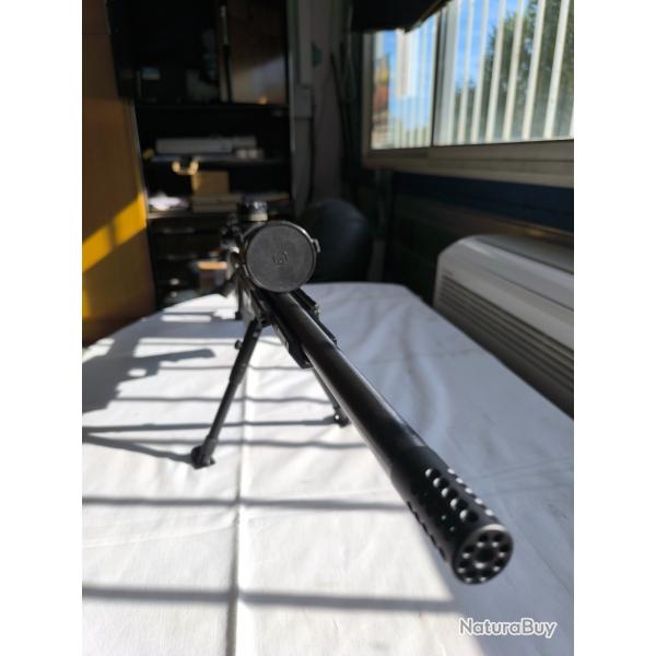 CARABINE CZ 455 MILITARY 22 LR +LUNETTE IOR 9-36X56 +CROSSE SDS + FREIN DE BOUCHE +BI-PIED
