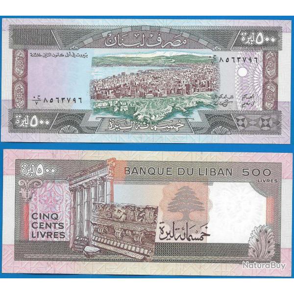 Liban 500 Livres 1988 Billet NEUF Lebanon
