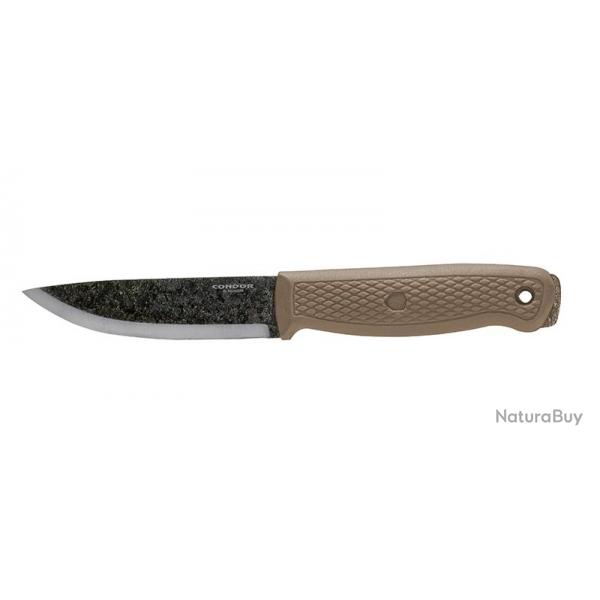 Condor Couteau Terrasaur dsert - Lame 105mm - Manche Polypropylne - Etui Polypropylne TAN