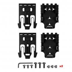 Kit verrouillage QLS 1/2/5 Glock 17/19 Beretta M92 - 2PCS - Noir