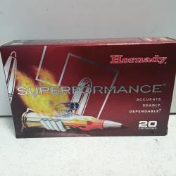 X20 balles Hornady SUPERFORMANCE cal.7mm rem 162grains SST