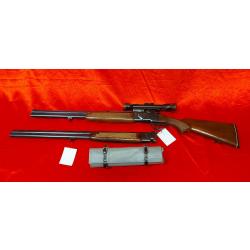 Brno mixte model zh304 calibre 12/70 et 7x57r et deuxième canon calibre 12/70
