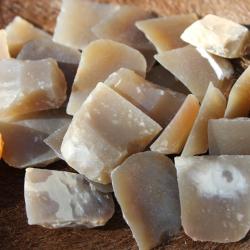 Lot de 10 silex blonds / pierres 1" pour 1777 An IX etc...