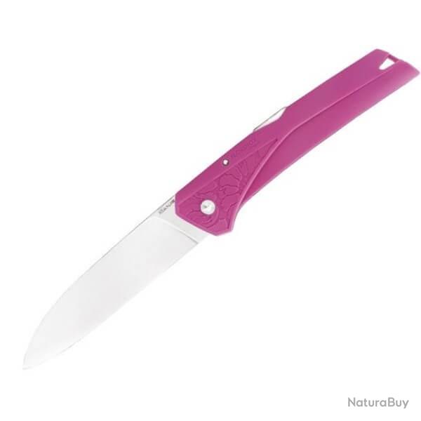 Couteau pliant Florinox "Kiana" manche rose motif "mer"