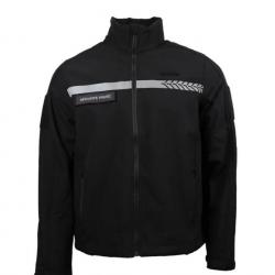 SOFTSHELL SÉCURITÉ PRIVÉE BANDE HAUTE VISIBILITÉ GK SAFETEK