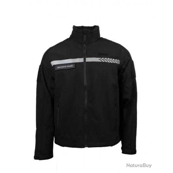 SOFTSHELL SCURIT PRIVE BANDE HAUTE VISIBILIT GK SAFETEK