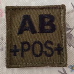 Patch groupe sanguin AB+