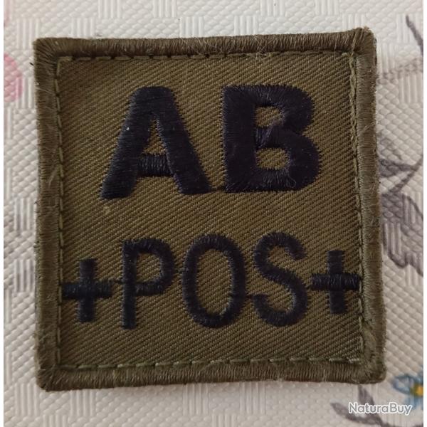 Patch groupe sanguin AB+