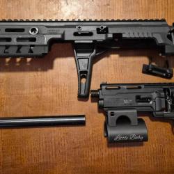 Revolver de défense TR50L Gen2 T4E + Kit de conversion carabine CCK