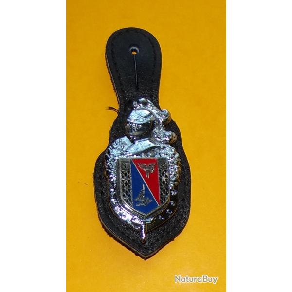 Groupement de Gendarmerie, WALLIS FUTUNA ,cu tranch bleu  une pirogue et rouge  un cagou le tout