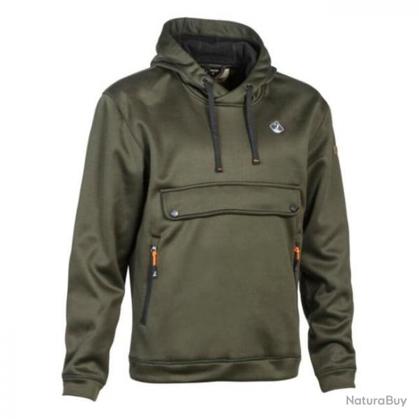 SWEATSHIRT A CAPUCHE KAKI percussion 15165 2XL