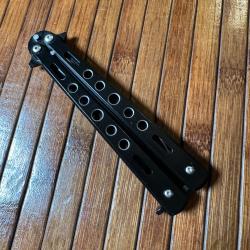 COUTEAU PAPILLON FULL BLACK NEUF