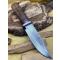 petites annonces chasse pêche : Couteau Bowie en Damas - Couteau de Chasse, Survie - Outdoor - Lame Plein Soie 200 Couches - FTM2