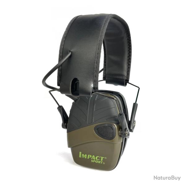 Casque Anti-Bruit lectronique pour le tir, SPORT Vert