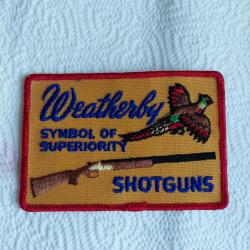 VEND RARE ÉCUSSON WEATHERBY NEUF.