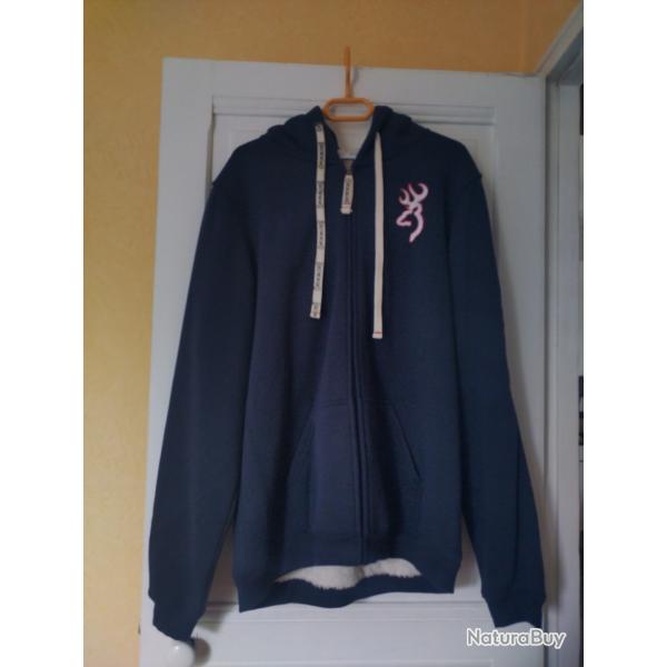 SWEAT BROWNING BLEU T 3XL NEUF