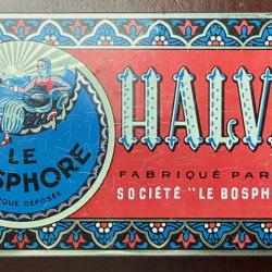 Boîte publicitaire ancienne