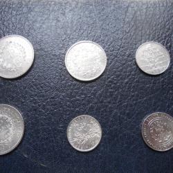 pieces de monnaie francs hercule argent