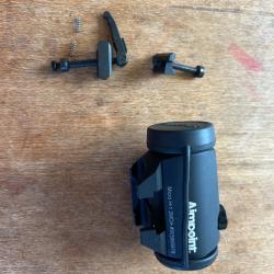 Aimpoint micro H1  2MOA avec montage fixe et montage amovible