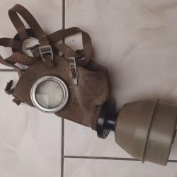 Ensemble complet de masque à gaz Belgique Seconde Guerre mondiale type L. 702