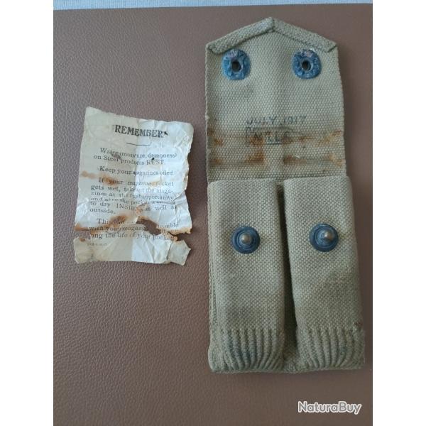 Pochette porte chargeurs MILLS pour colt 1911 cal 45 WW1 date 1917