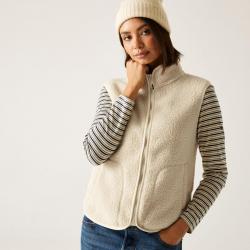Veste Polaire Sans Manches Regatta Womens Frankie Borg B W Beige