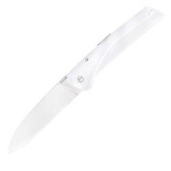 Couteau pliant Florinox "Kiana" manche blanc motif "origine"