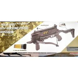 Pistolet arbalète Alligator  multi-shot7 coups a répétition